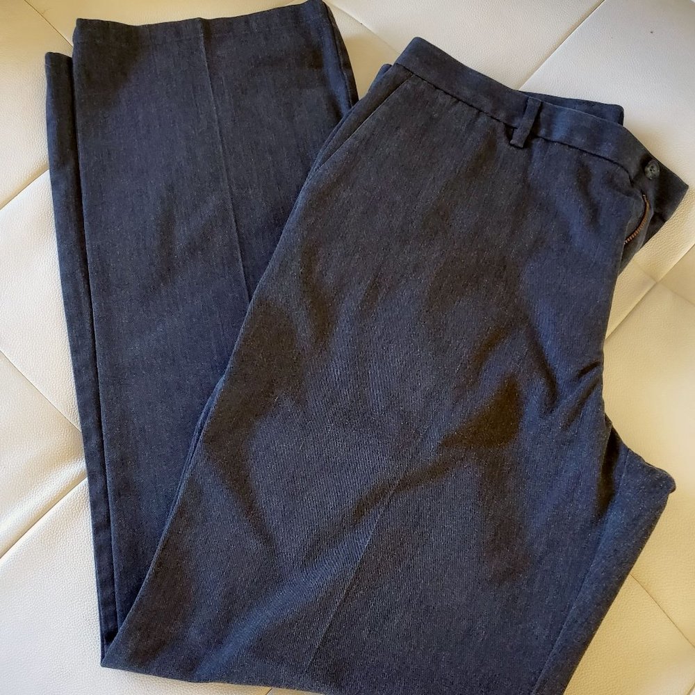 Men's Dockers Signature Khaki Classic Fit D3 Charcoal Pants 36X34